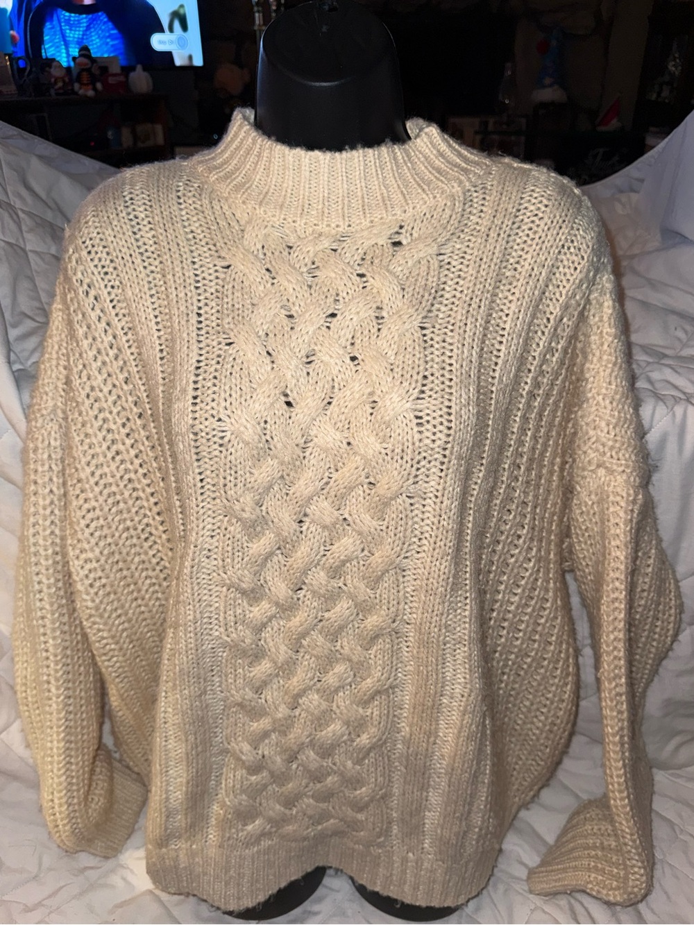 Forever 21 Contemporary Mock Neck Sweater